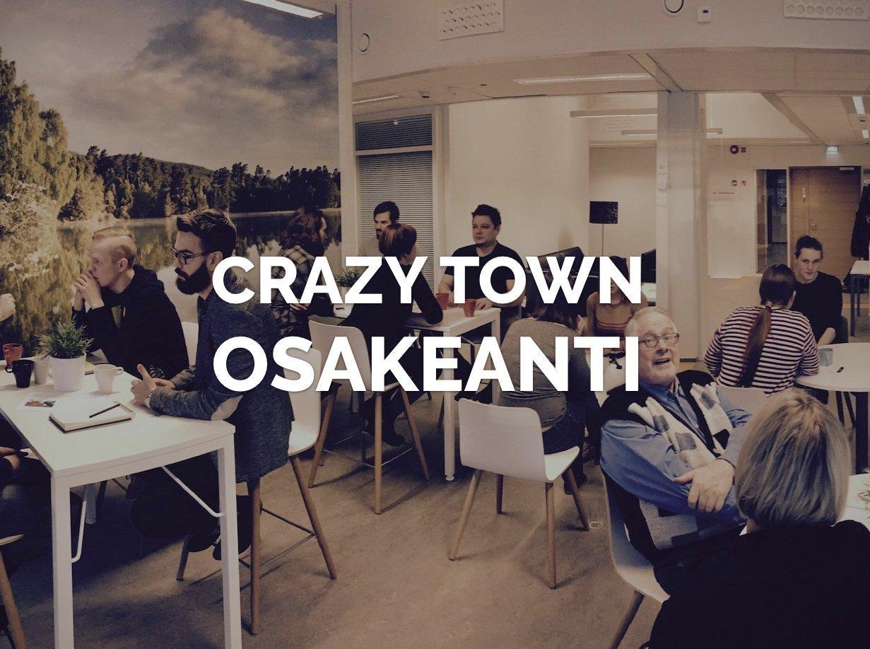 Crazy Townin osakeanti avattu!