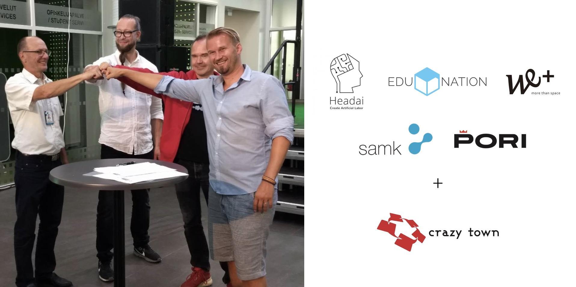 AI & Robotics ecosystem launched in Pori – Crazy Town joins the initiative by opening a coworking community