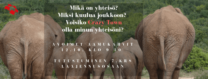12.10.2018 – Mikä on yhteisö? (Tre)