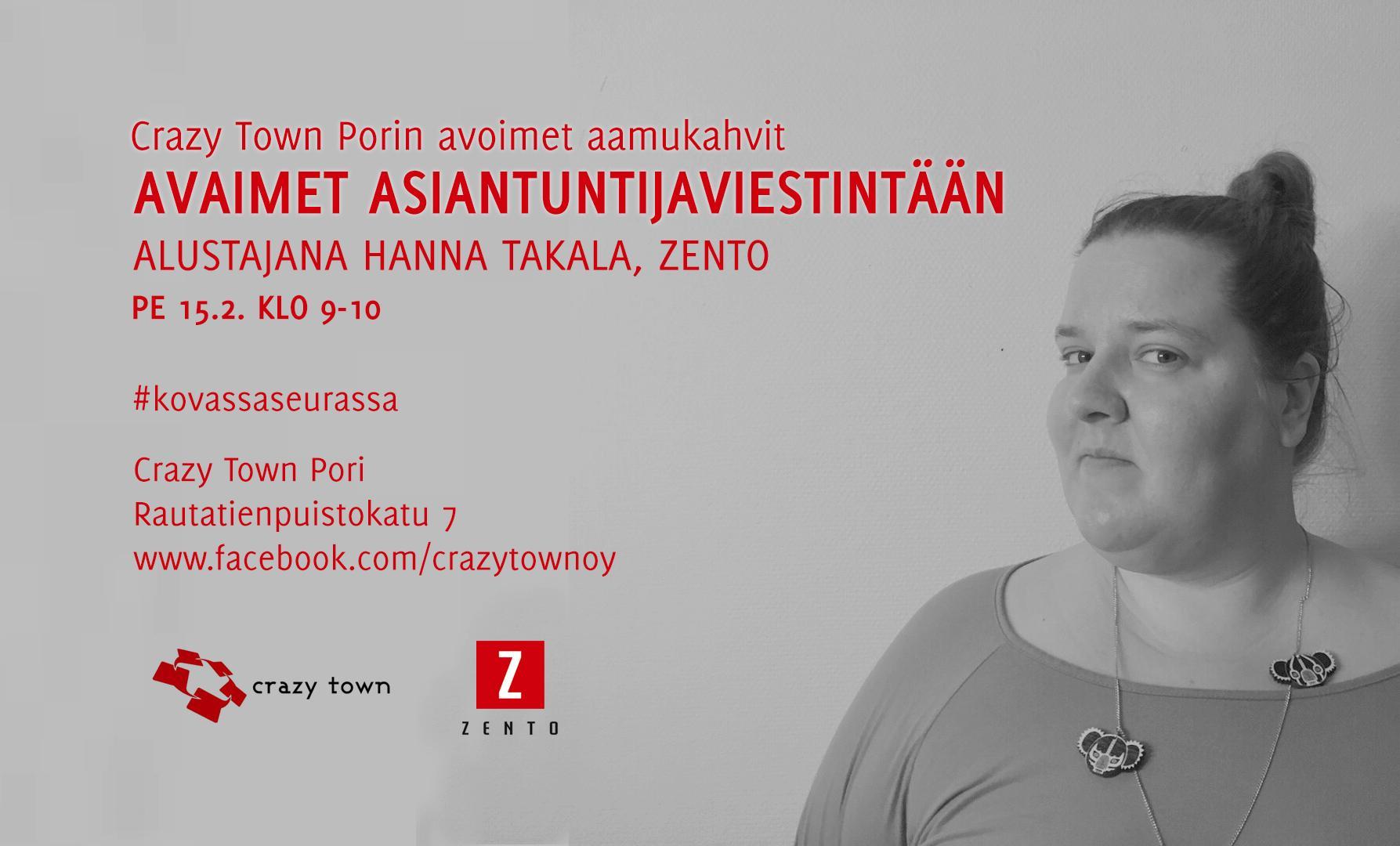 15.2.2019 – Avaimet asiantuntijaviestintään (Pori)