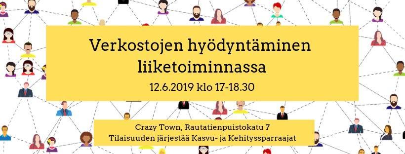 12.6.2019 – Verkostojen hyödyntäminen liiketoiminnassa (Pori)