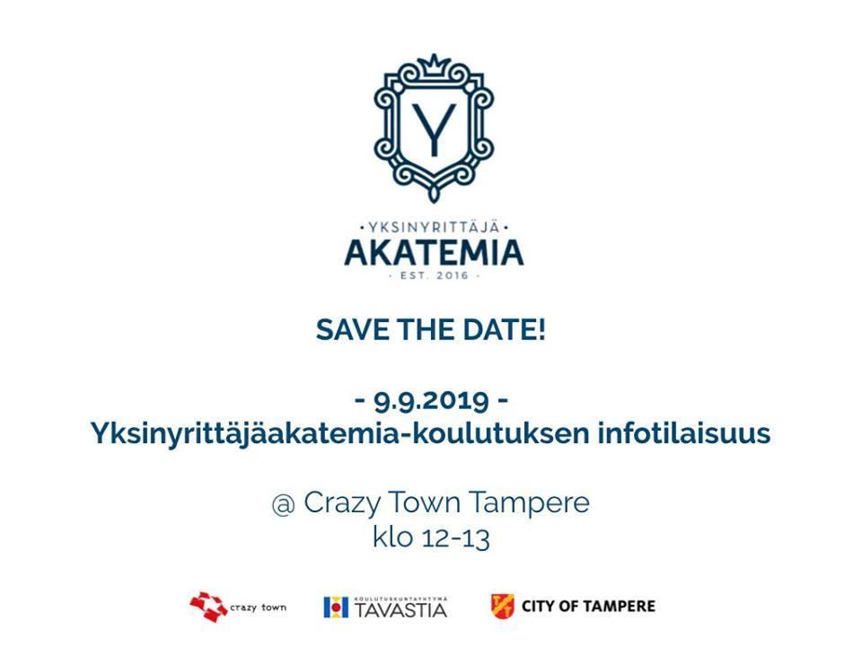 Yksinyrittäjäakatemia-koulutuksen infotilaisuus (Tampere)