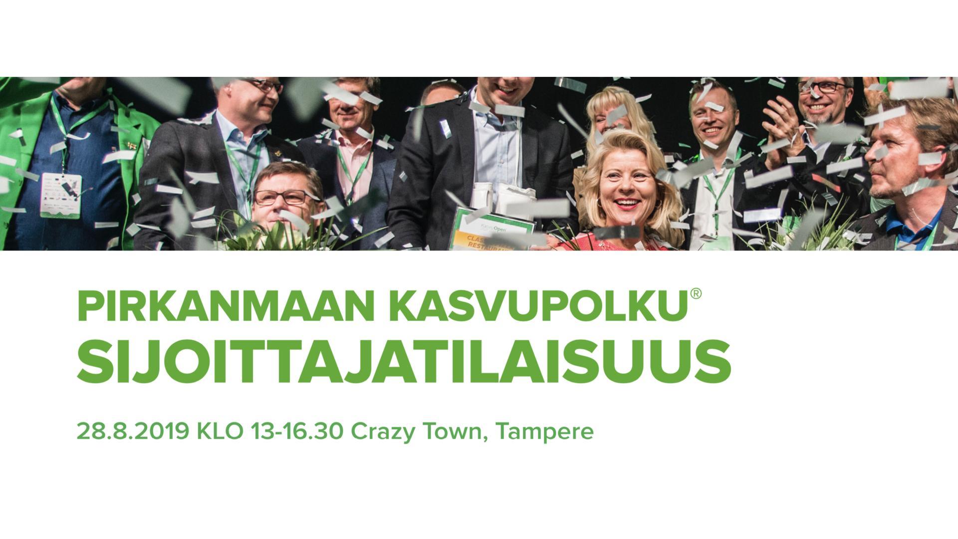 28.8.2019 –  Pirkanmaan Kasvupolku® sijoittajatilaisuus
