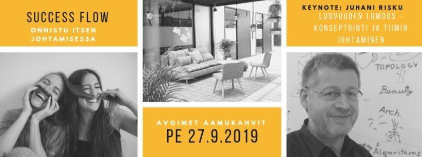 27.9.2019 Success Flow – Kuinka saada enemmän irti työelämästä? (Jkl)