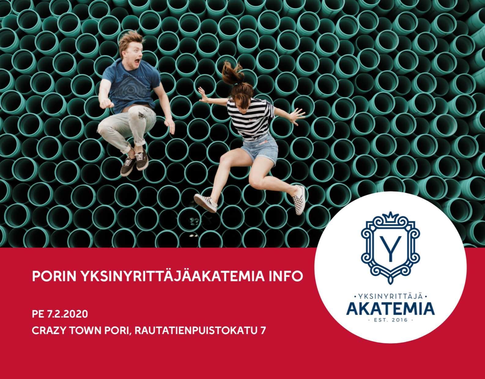 7.2.2020 – Porin Yksinyrittäjäakatemian info