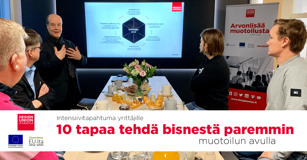 5.6.2020: 10 tapaa tehdä bisnestä paremmin muotoilun avulla (JKL)