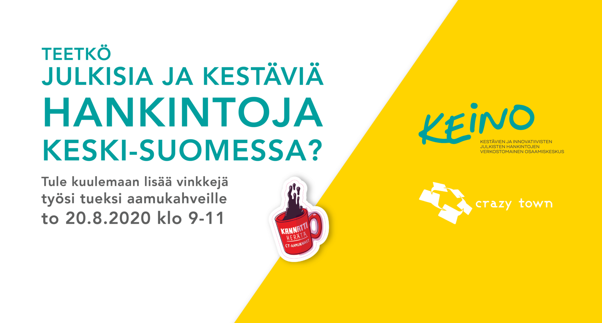 20.8.2020 – Näin teet kestäviä ja julkisia hankintoja Keski-Suomessa