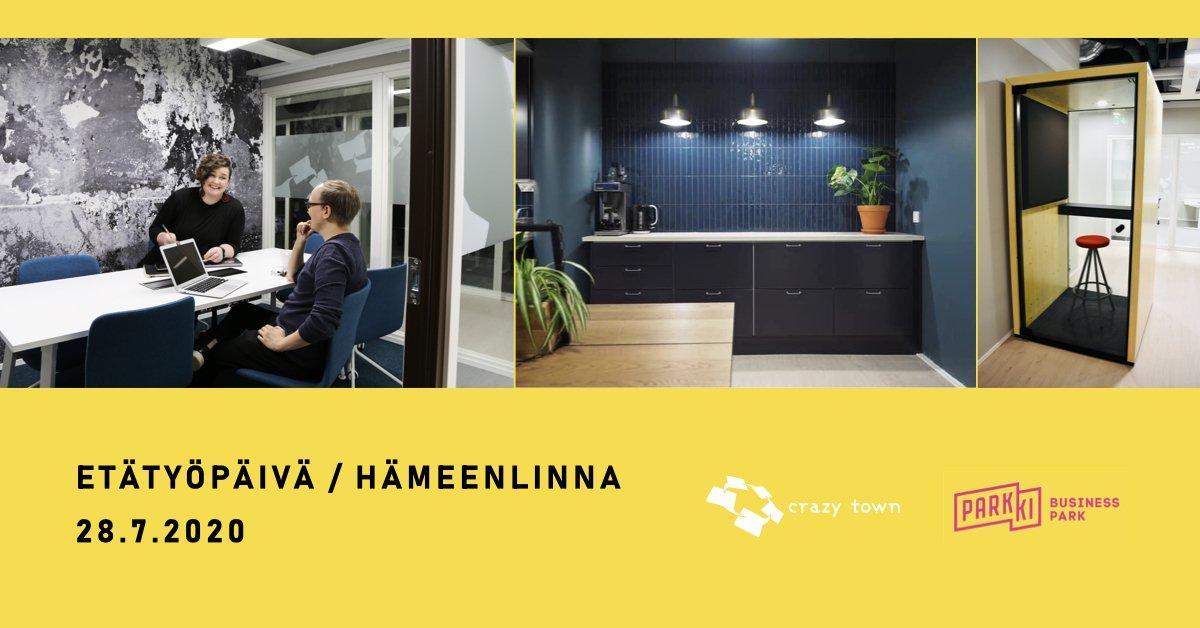 Etätyöpäivä 28.7.2020 Hämeenlinnassa