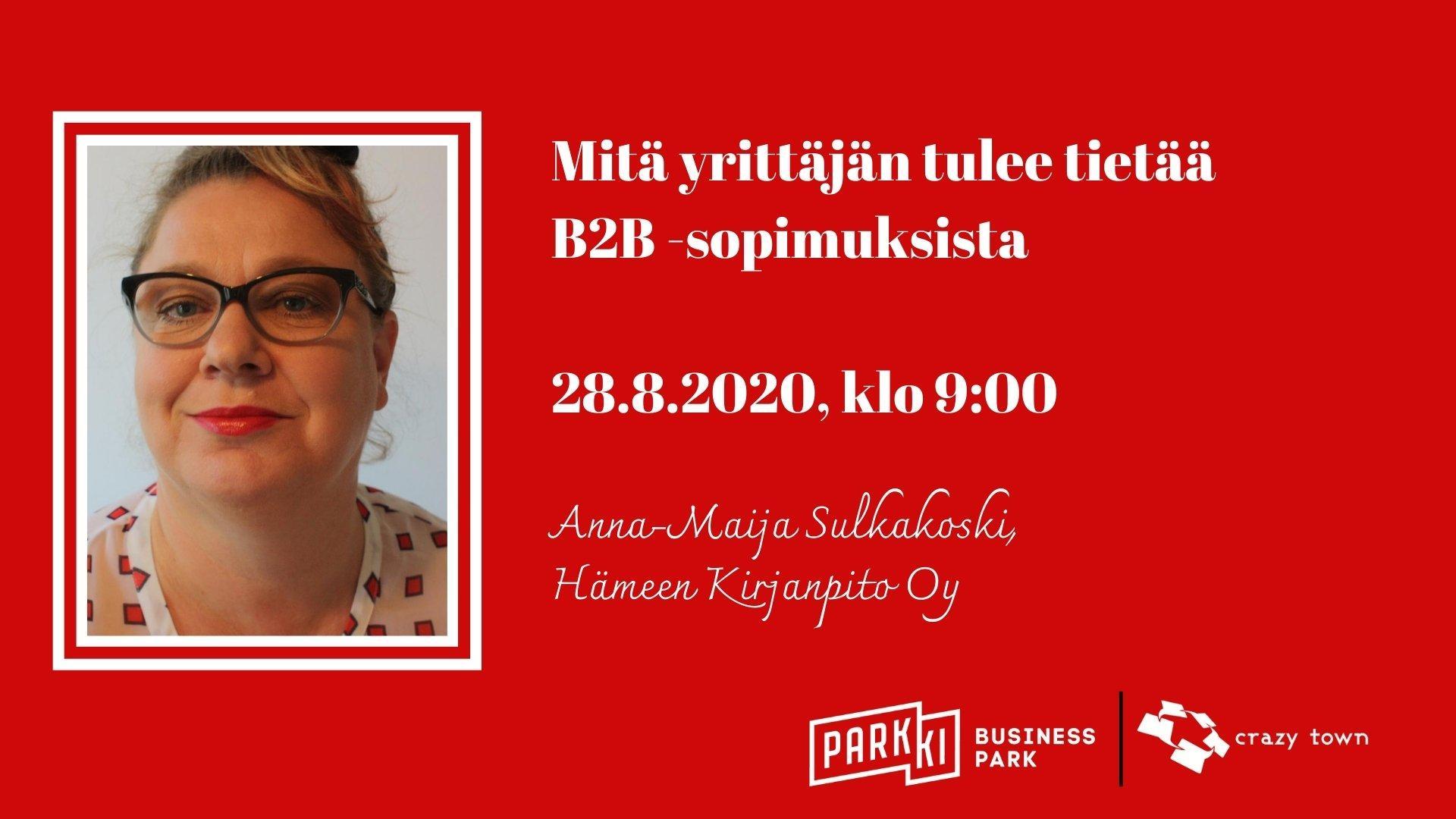 Mitä yrittäjän tulee tietää B2B-sopimuksista?