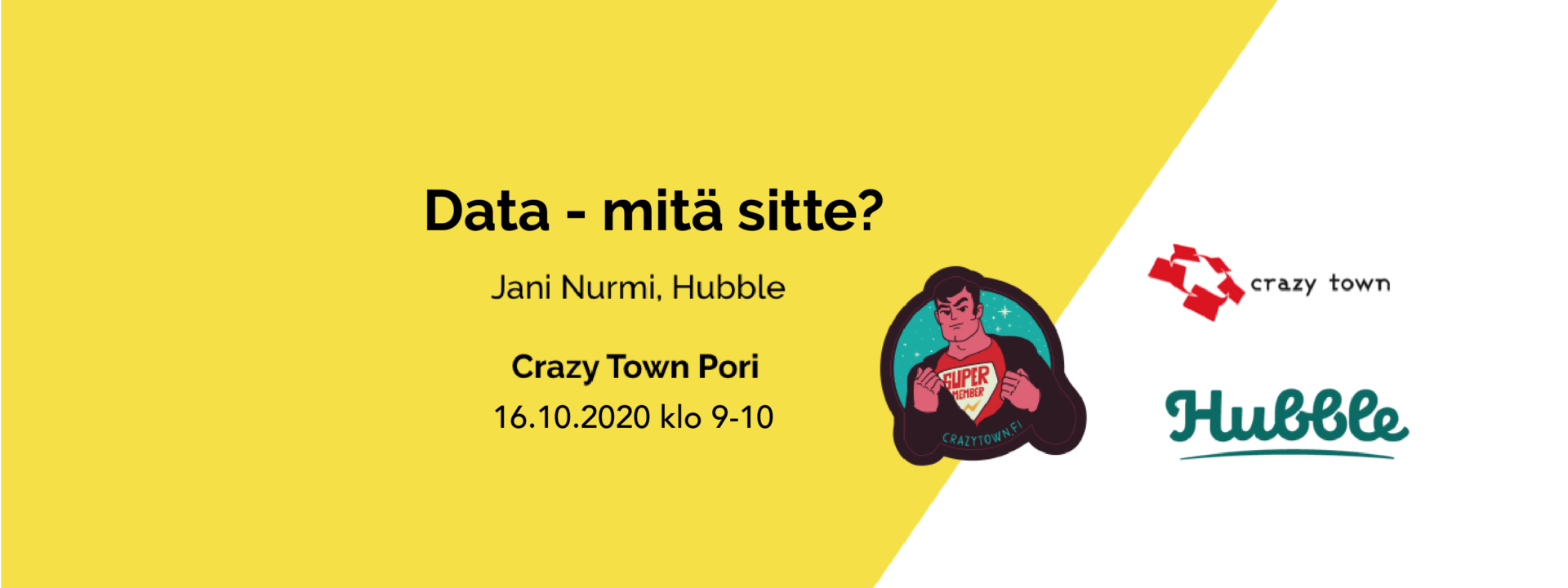16.10.2020 – Data – mitä sitte? (Pori)