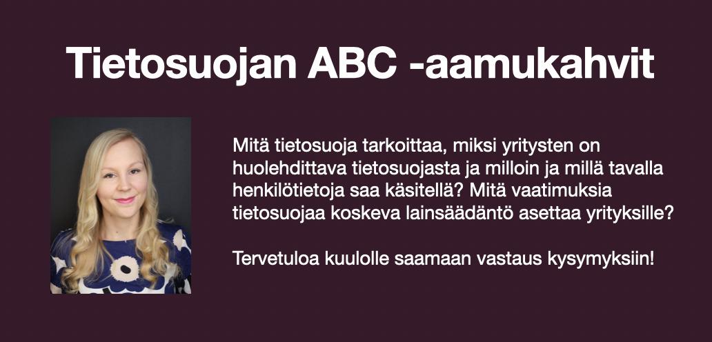 Crazy Town TRE avoimet: Tietosuojan ABC